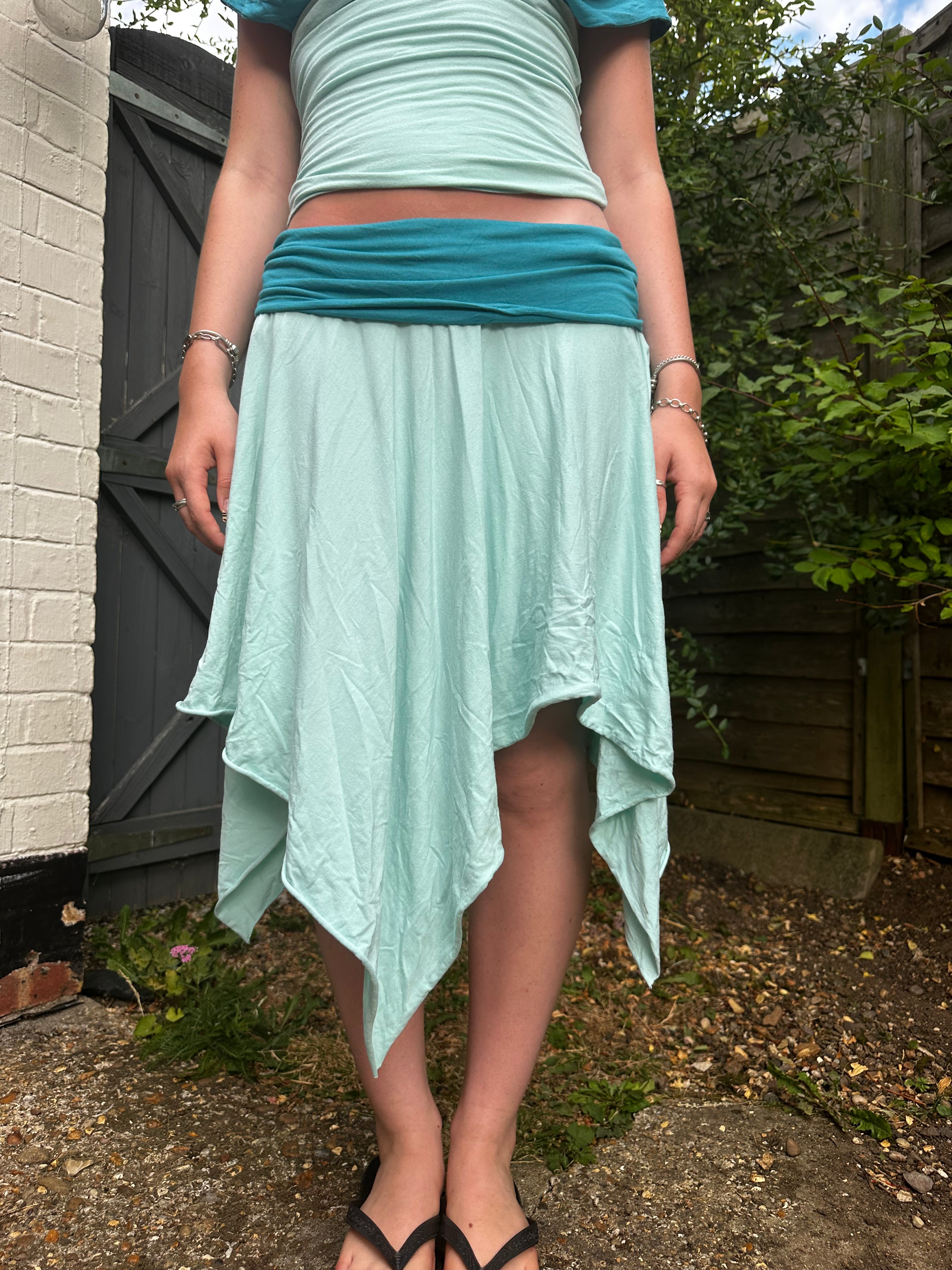 Anjel skirt - Aqua
